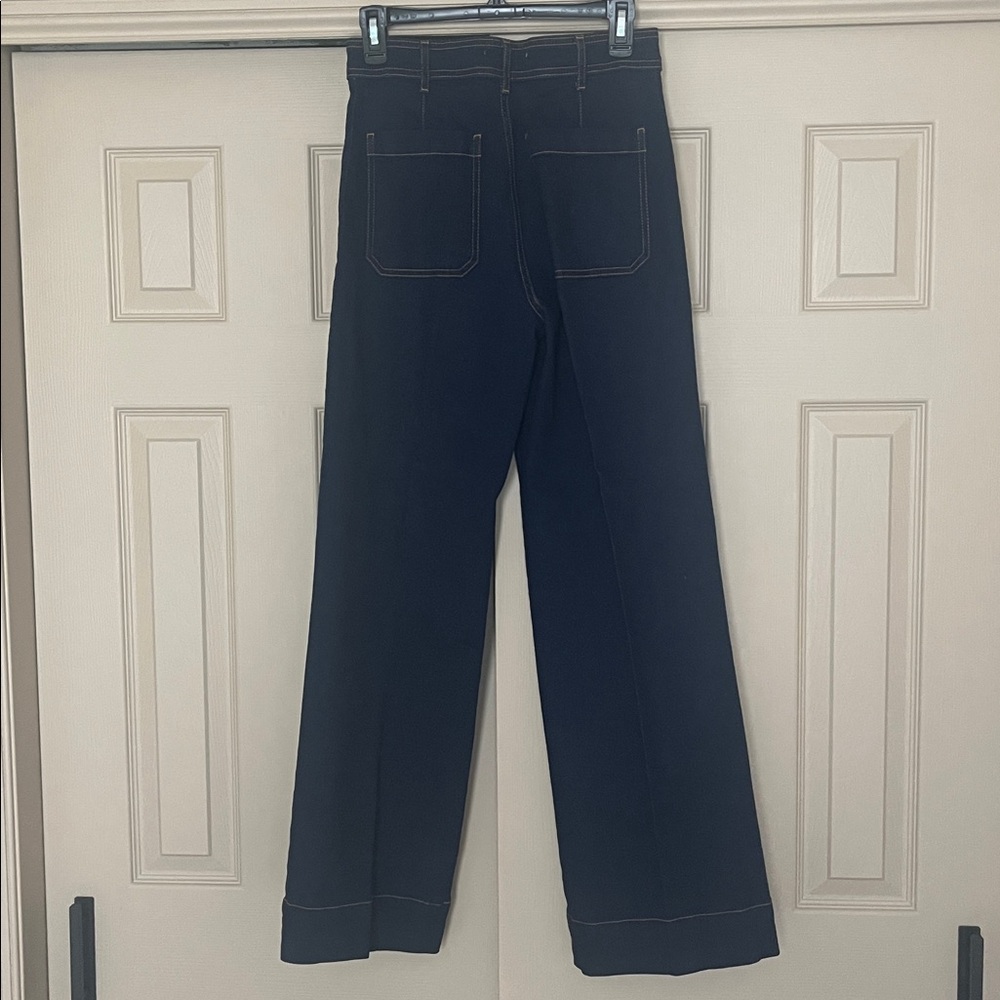 Bagatelle collection jeans sz 28 wide leg jeans DARK WASH NWT - Picture 5 of 10
